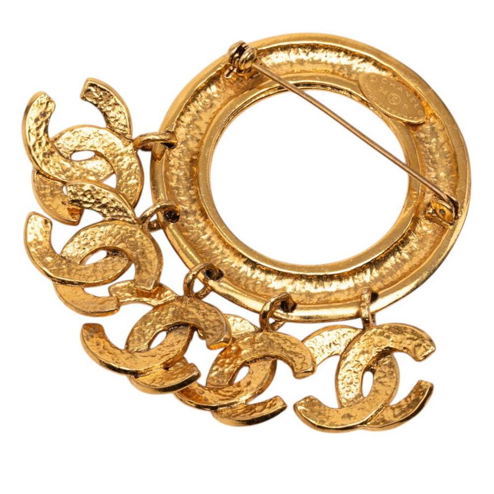 Chanel Cc Logo Brooch Metal #266381C10B - Picture 2 of 3